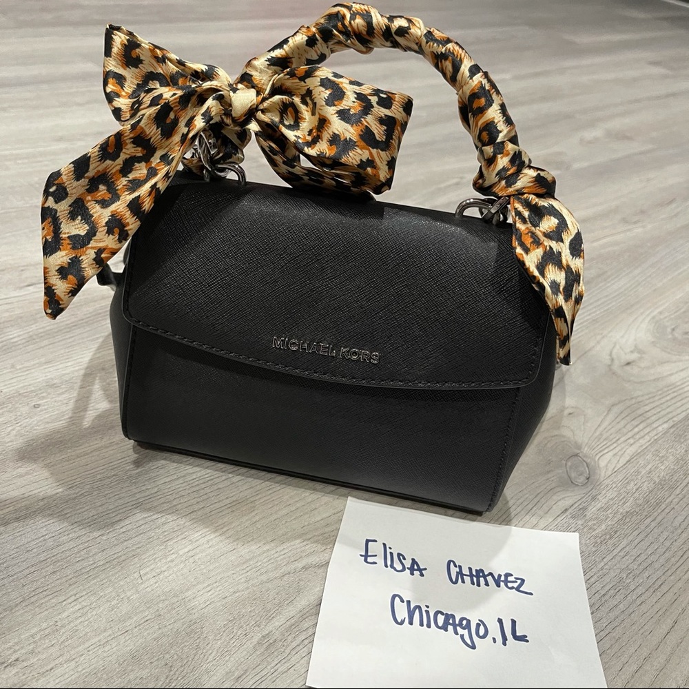 Michael Kors Mini Ava Saffiano leather crossbody